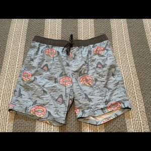 Depart West Donuts and Sharks Board Shorts
